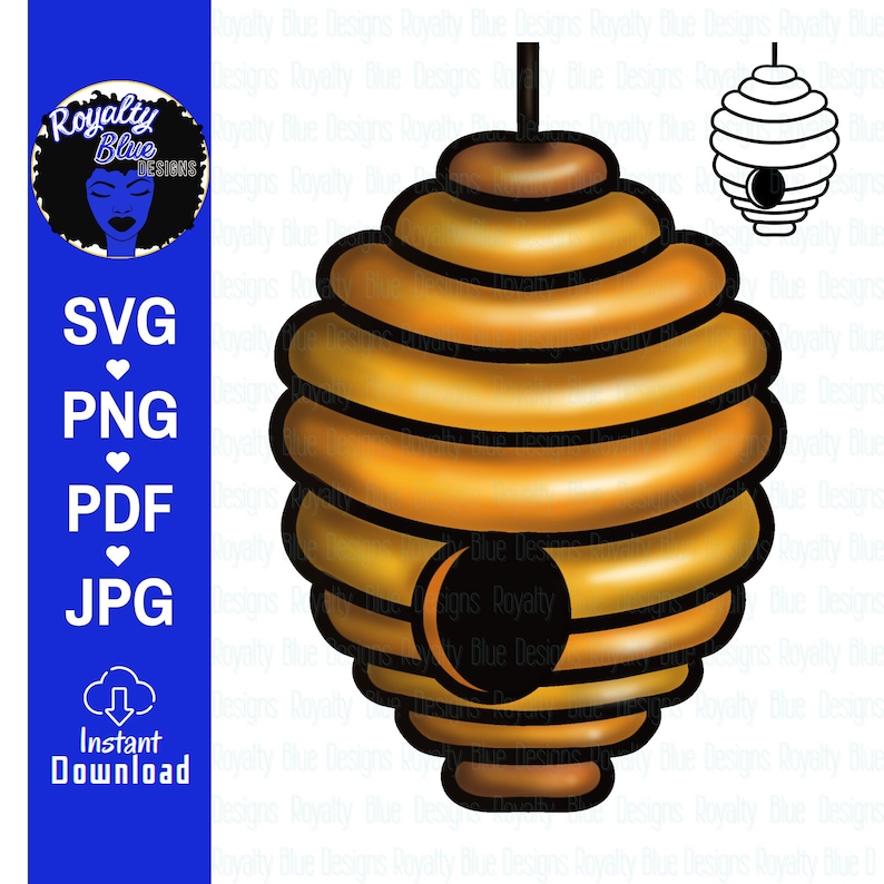 May include: A yellow and brown beehive with a black outline. The beehive has a round entrance at the bottom.