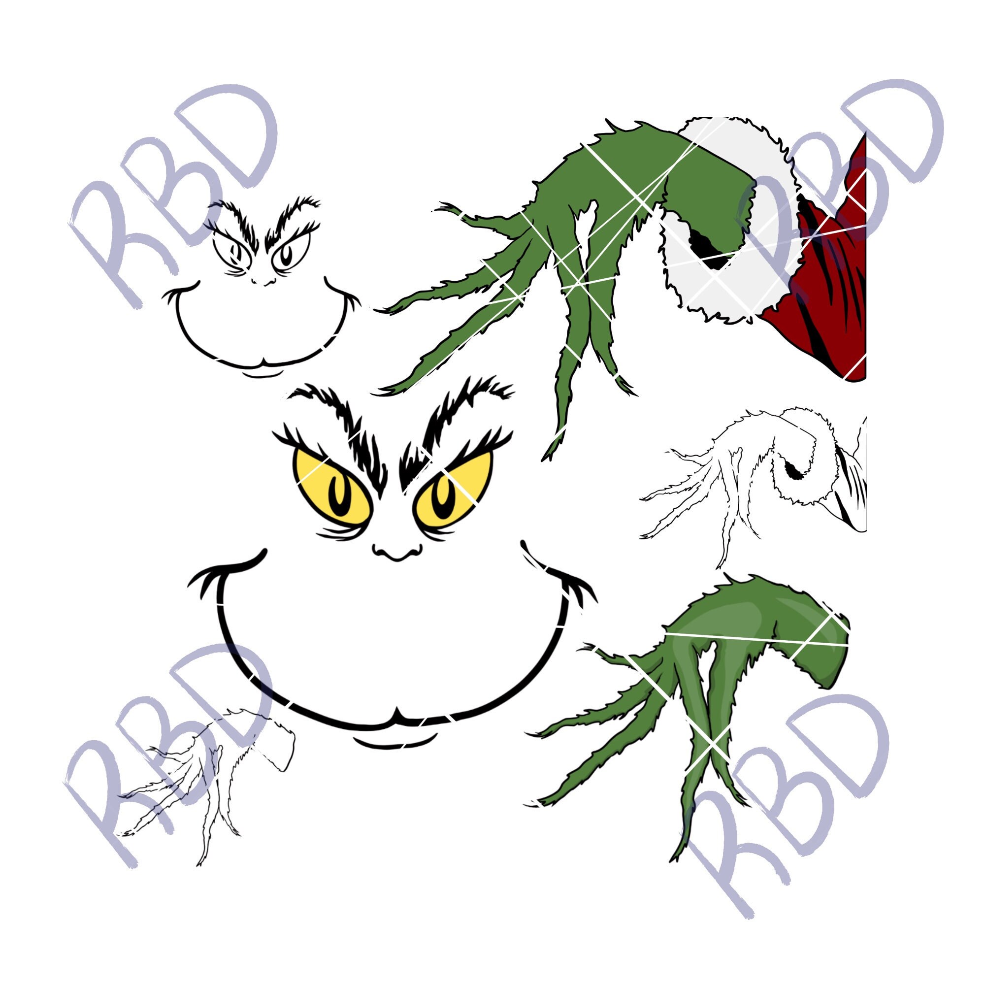 Download GRINCH 3 Bundle, svg, png, pdf, jpg, digital download ...