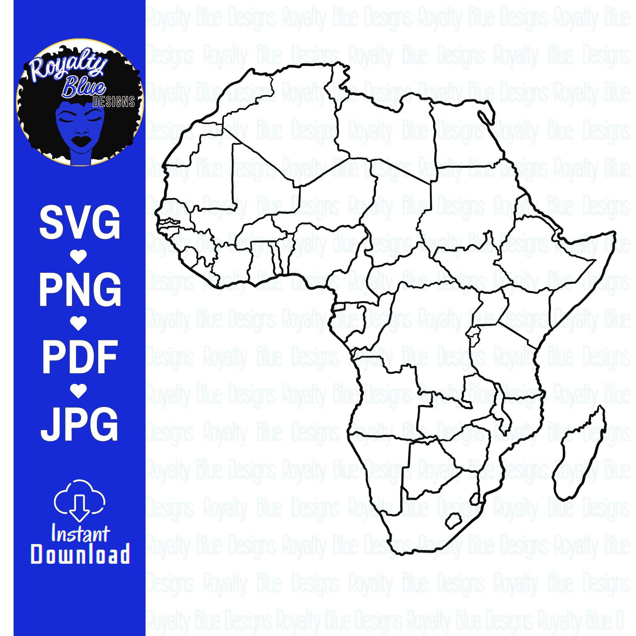 Blank Political Map Of Africa Il Fullxfull.5462349795 Eaj0