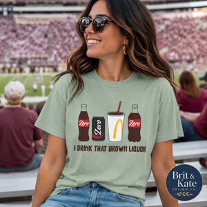 Zero Soda Shirt, garment dyed tee, | fountain drink fan, coke lover image 2