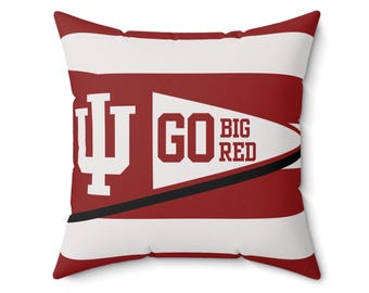 IU Dorm Room Throw Pillow Set