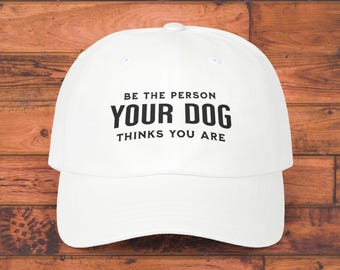 Embroidered Dog Baseball Cap: Funny Puppy Lover Gift