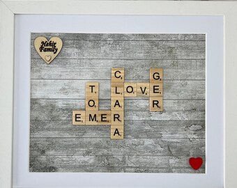 Scrabble White Frame