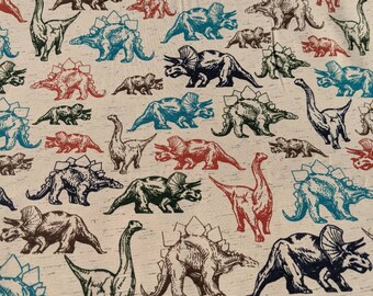 dinosaur jersey knit fabric