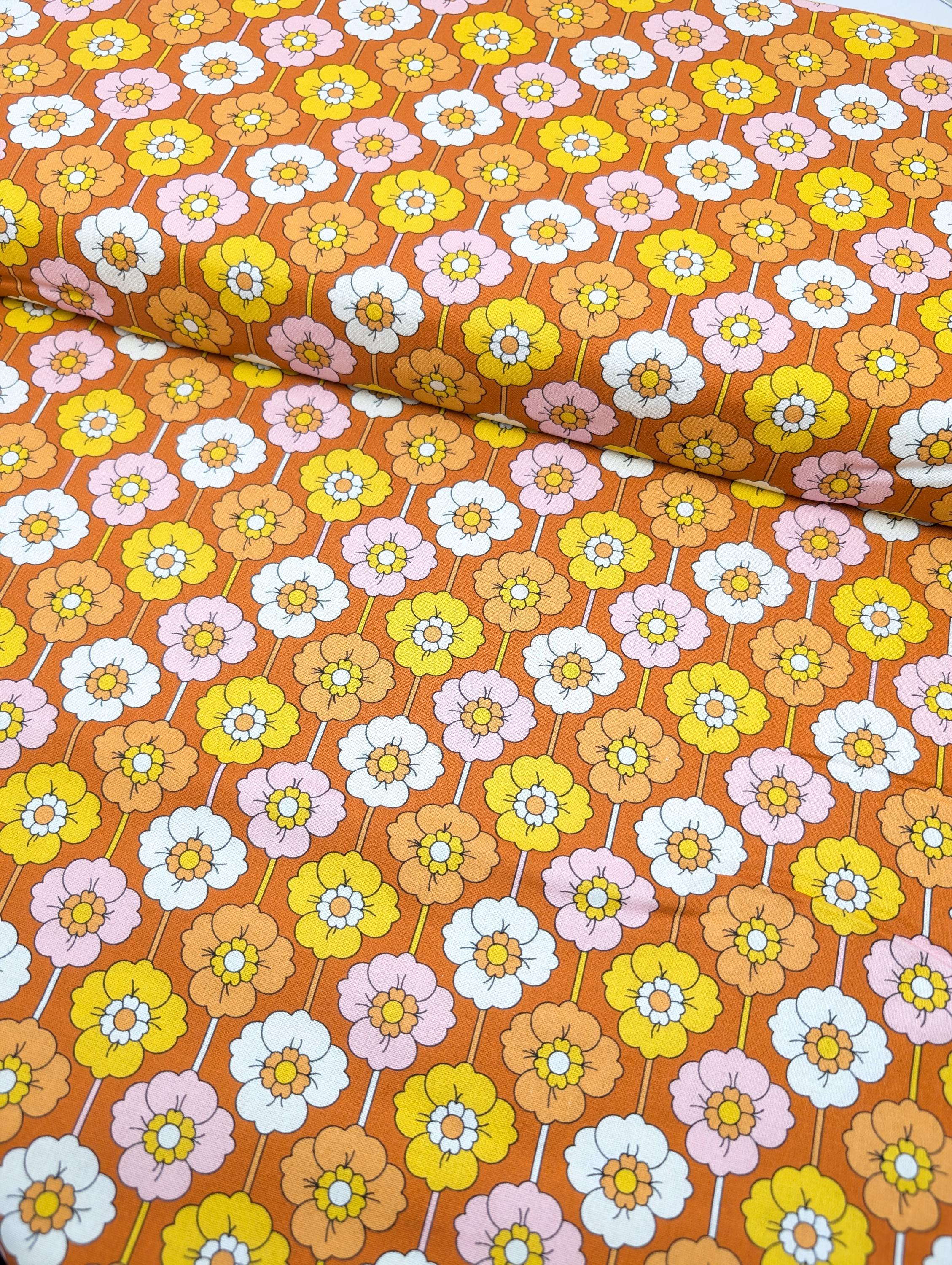 70s Vintage Fabric - Etsy UK