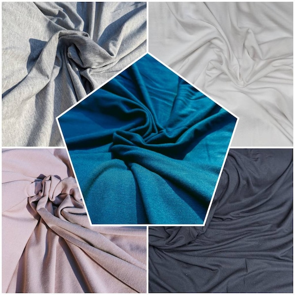 Soft Bamboo Jersey Fabric, Stretch Jersey