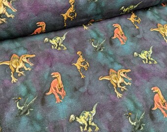 Dinosaur Cotton Jersey Fabric