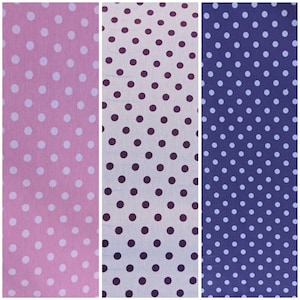 Polka Dot Cotton Jersey, by the metre, half metre or quarter metre