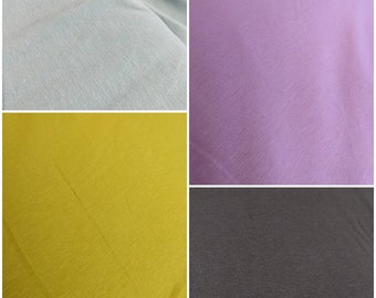 Plain GOTS Organic Cotton Jersey Fabric, Stretch Jersey