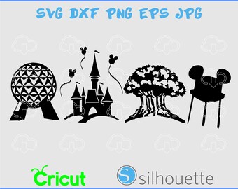 Free Free 253 Disney Parks Silhouette Svg SVG PNG EPS DXF File