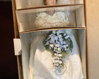 Princess Diana and Prince Charles Bride and Groom as set. Danbury Mint still in boxes.
