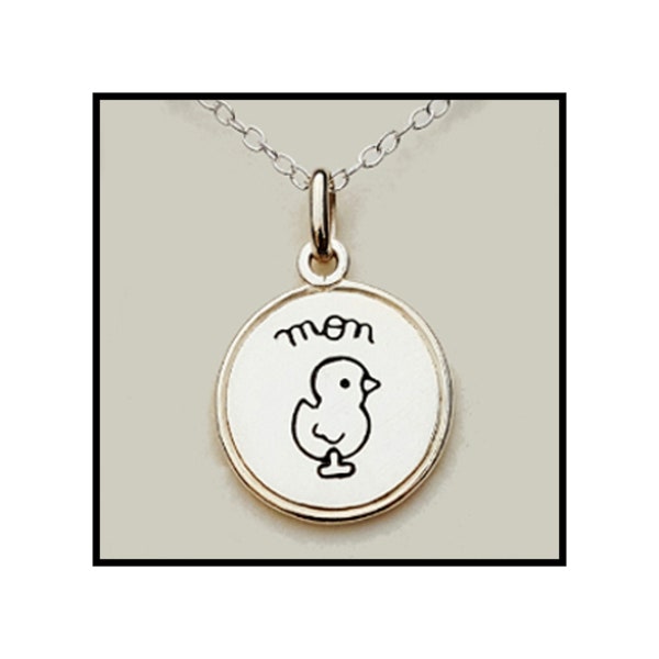 Medal/ Medal "My Chick" Silver Jewel 925/ Jewel Sterling Silver