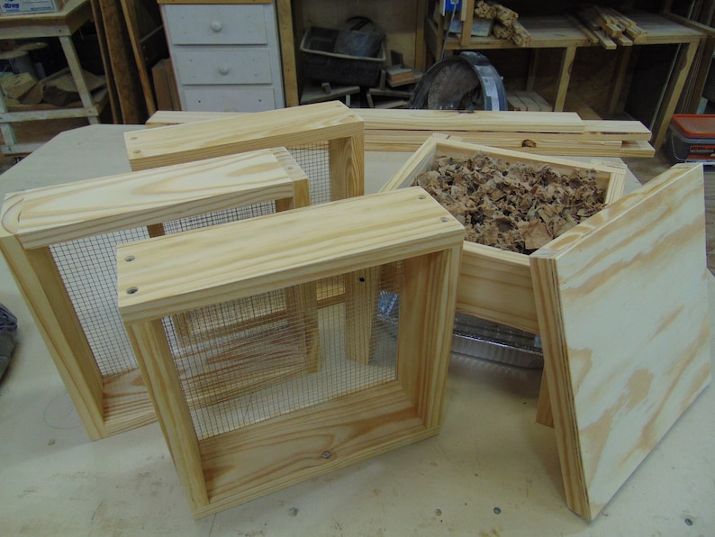 4 Tray Worm Bin Worm Castings Worm Composter Worm Farm Etsy