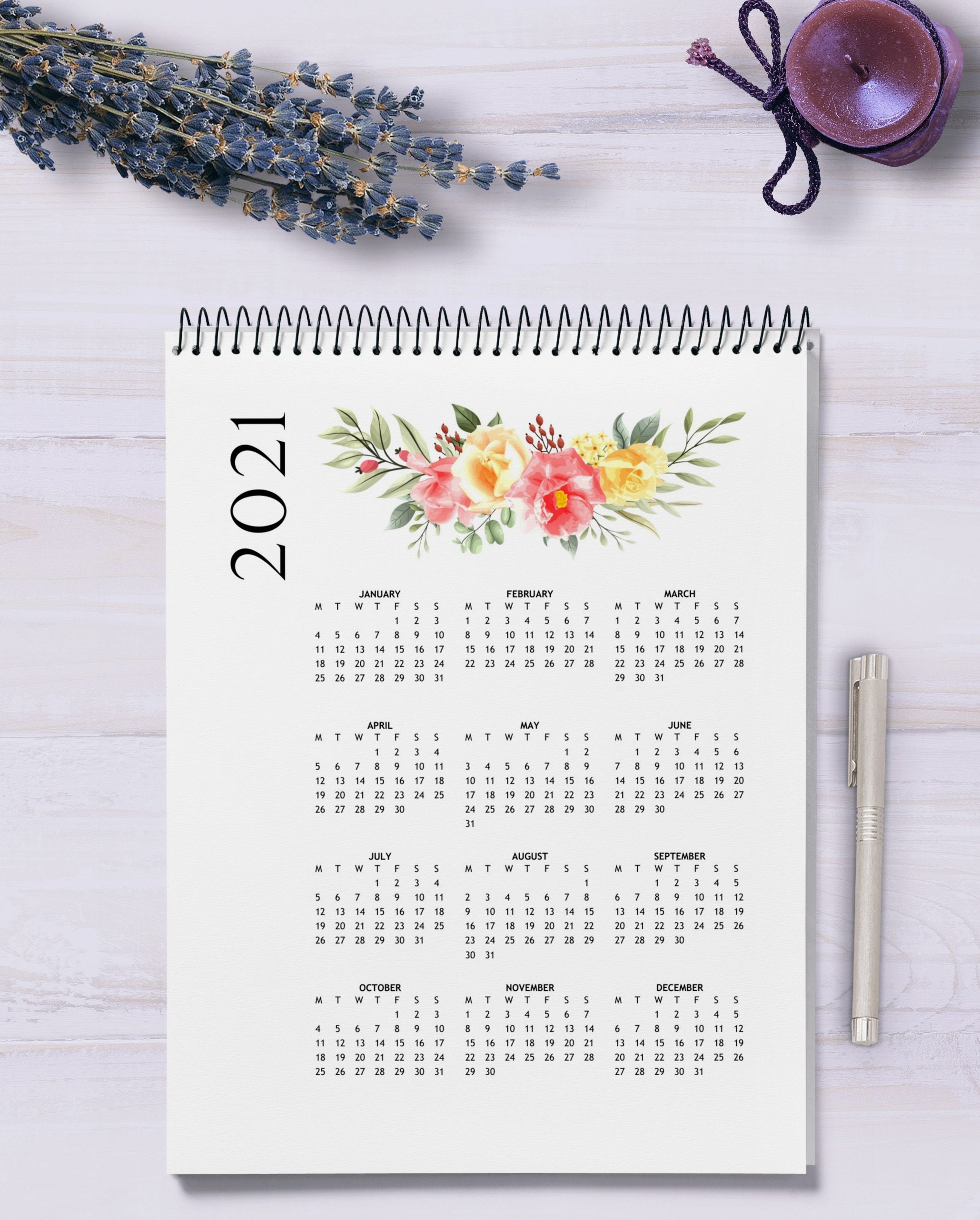2021 2023 Printable Yearly Calendar