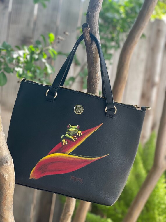 Anne klein black tote bag sale