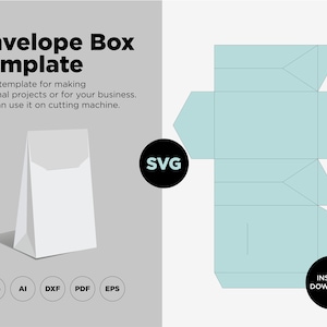 Süßigkeiten Geschenktüte Vorlage SVG, Tasche SVG, Party Gunst Box SVG, Hochzeitsbevorzugung, Box Vorlage, Silhouette Schnittdateien, Cricut, Silhouette Schnittdateien