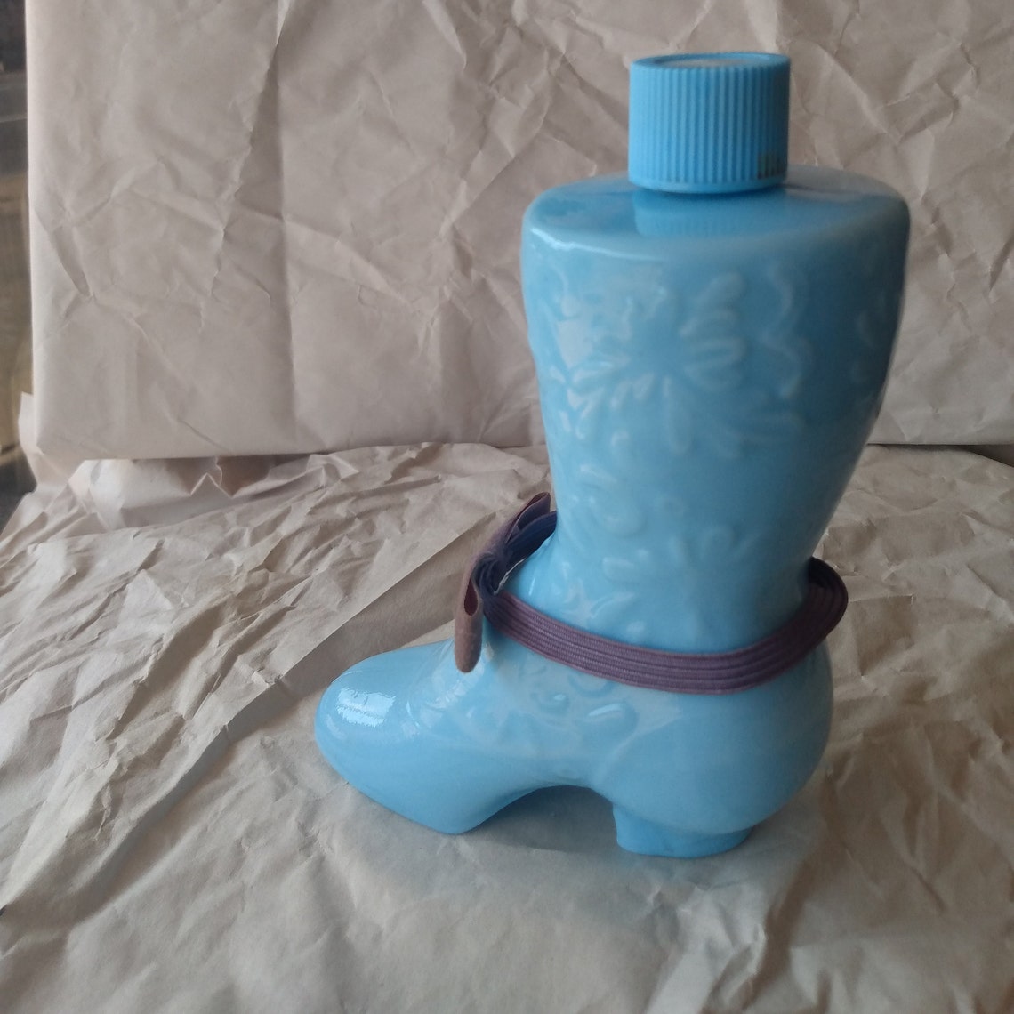 Vintage Avon Collectible Cologne Bottle Timeless Style Blue Etsy