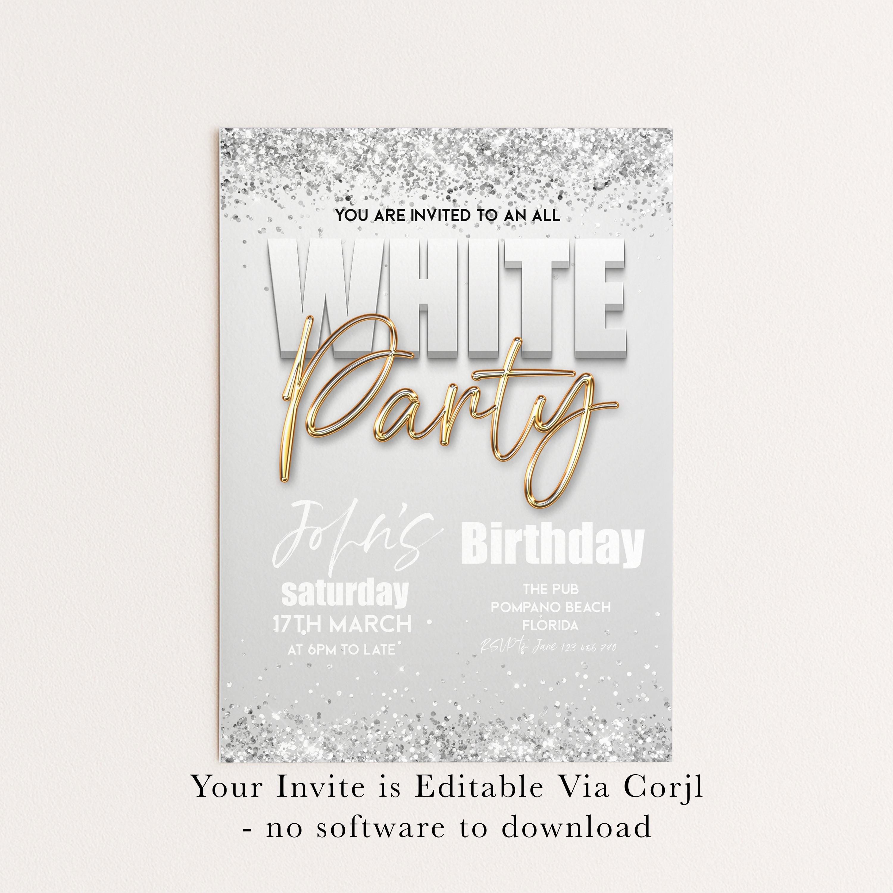 open lace back dress Wedding Dress Bridal Shower Invitation main image 0