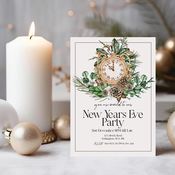 New Years Eve - Etsy