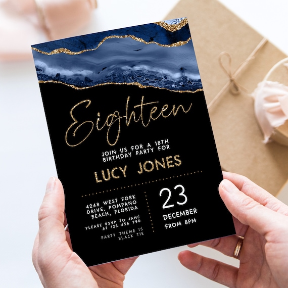 18th birthday invitation template deals