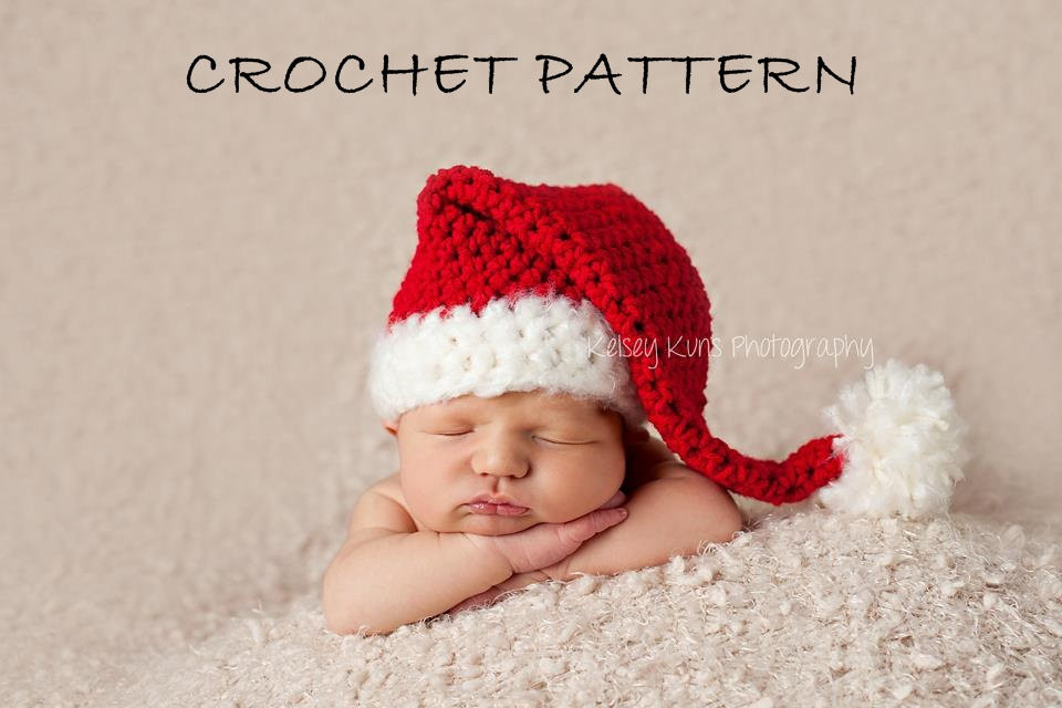 newborn santa hat