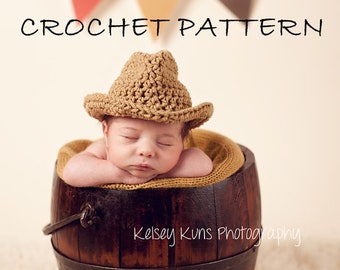 NB Cowboy Hat Crochet Pattern