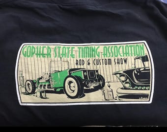 Rod & Custom Spectacular T-shirt Gopher State Timing Association Minnesota Drag Racing Car Club Show