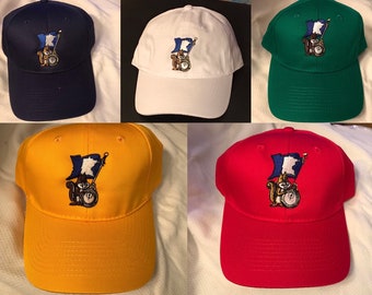 Gopher Logo Hat Gopher State Timing Association Blue Flag Cap Baseball Style Minnesota Car Club Drag Racing