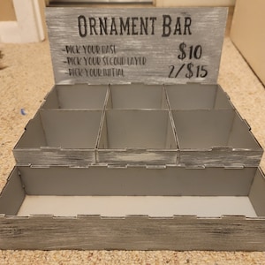 Ornament Bar Display Laser SVG Instant Digital Download
