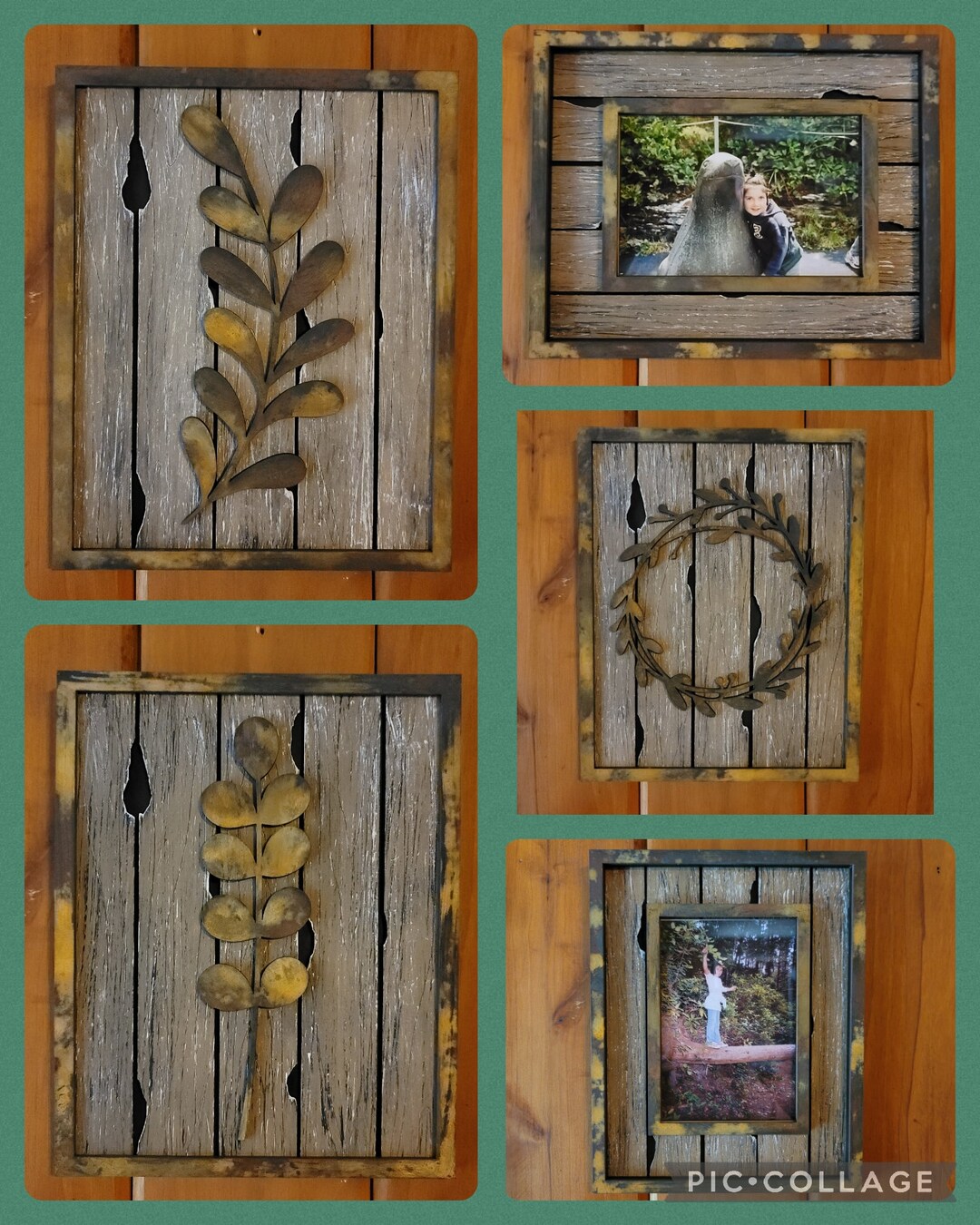 Rustic Fence Frame Set Laser SVG - Etsy