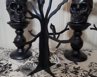 3D Spooky tree laser svg