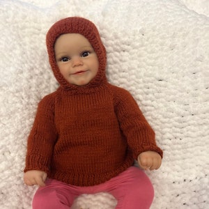 Crochet back zipper baby sweater best sale