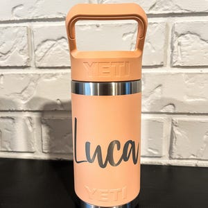 Custom Engraved YETI Water Bottle for Kids - Personalized Rambler Jr. 12oz | Name Water Bottle | Back to School Gift | Durable & Spill-Proof