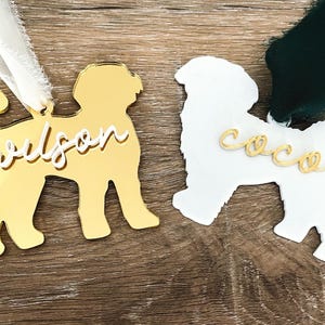 Custom Dog Ornament, Dog Breed Ornament, Acrylic Pet Ornament, Christmas Ornament, Personalized, Dog Ornament