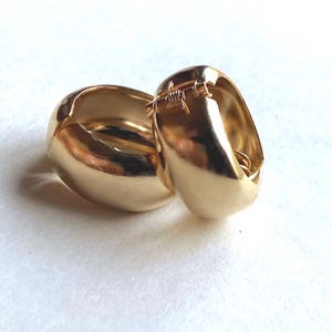 Vintage Ohrclips: 80er Jahre Hoop Design (Deadstock)