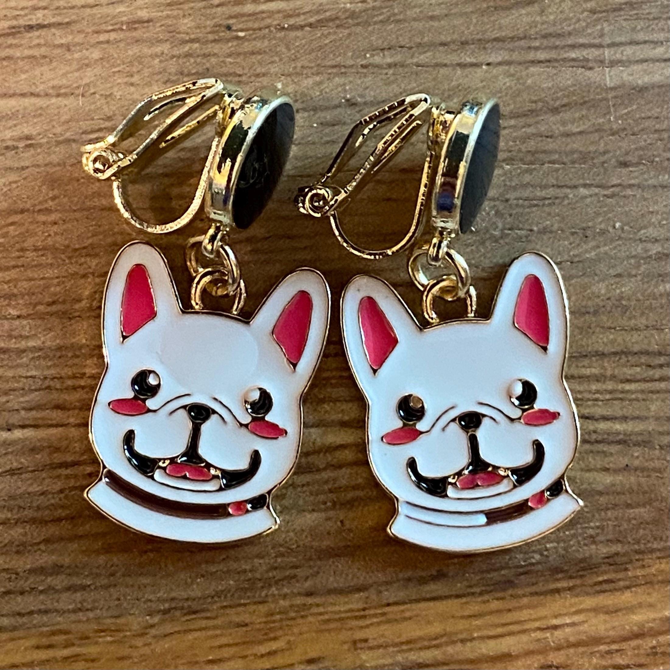 BAMAY Cute Poodle Dog Earrings – Acrylic Dangle Drop Earrings For Women & Girls - View #7