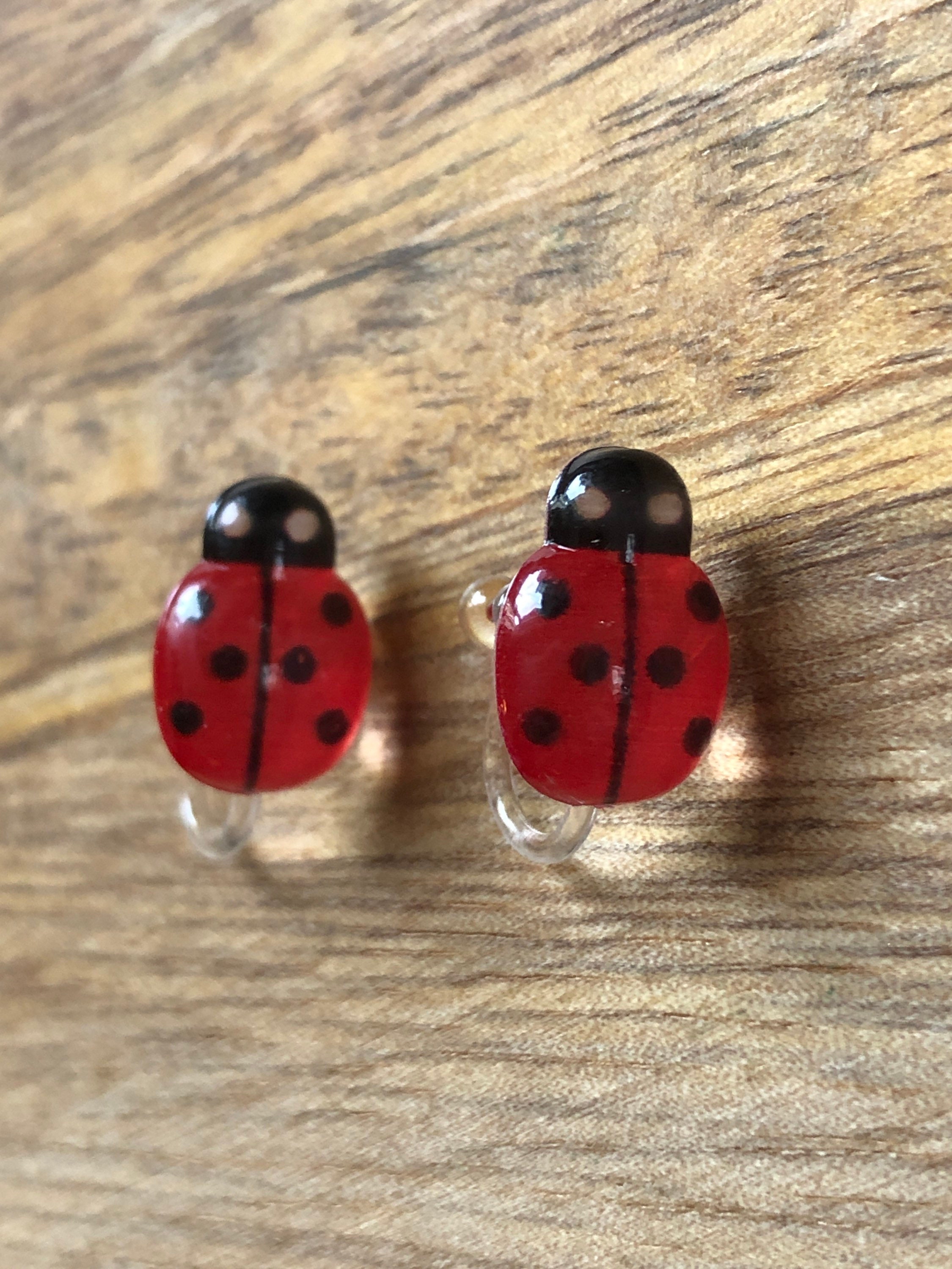 Share more than 148 ladybug clip on earrings super hot  seveneduvn