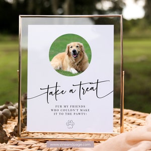 Dog Treat Wedding Sign Template: Biscuit Bar Printable (Digital Download)