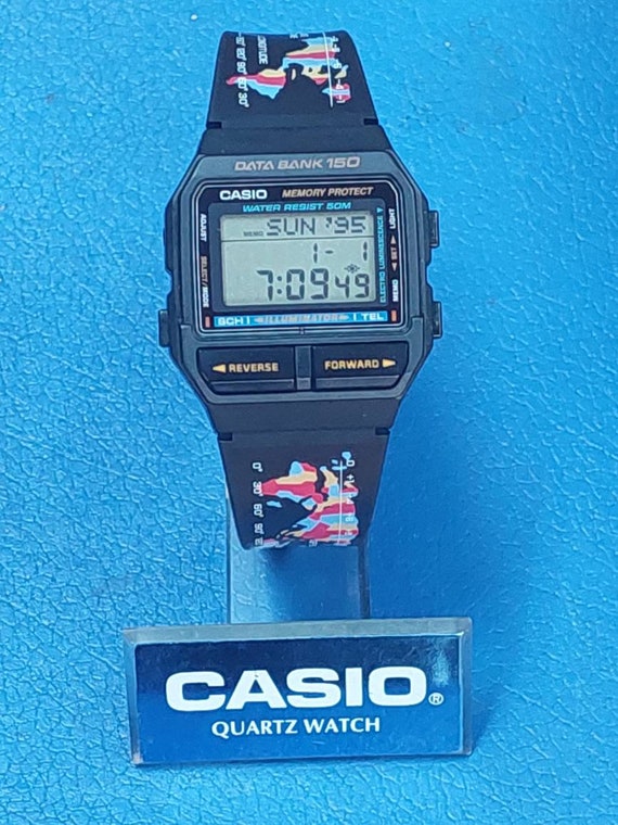 Vintage Casio Lcd 1479 DB150 DB1500 World Time /data Bank Etsy