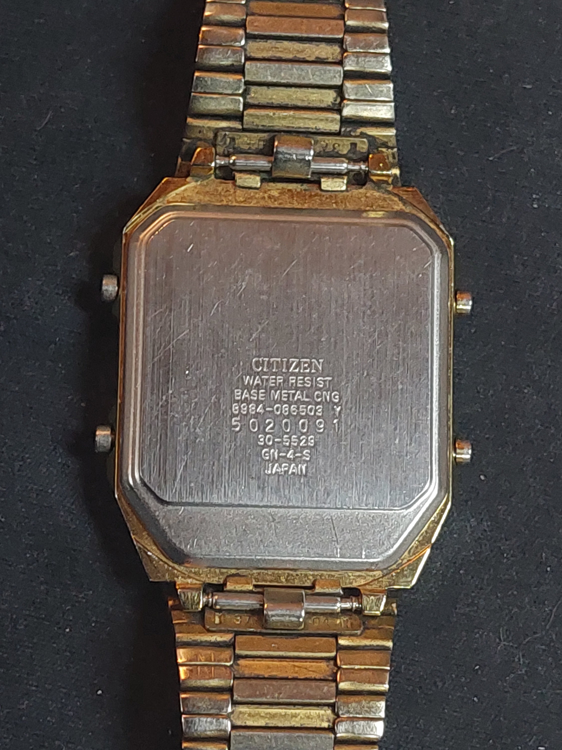 Citizen Ana-digi Temp Quartz 8984-086503 Y Vintage Men's