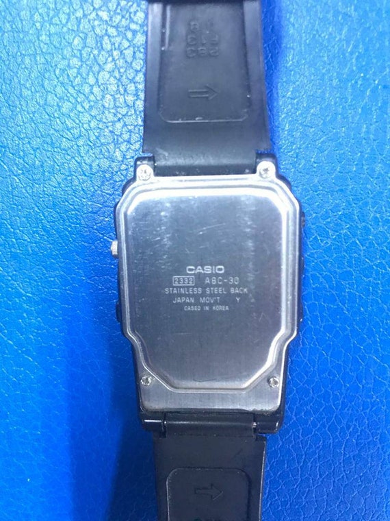 Zeldzame Vintage Casio ABC-30 Digitale Calculator Data Bank | Etsy België