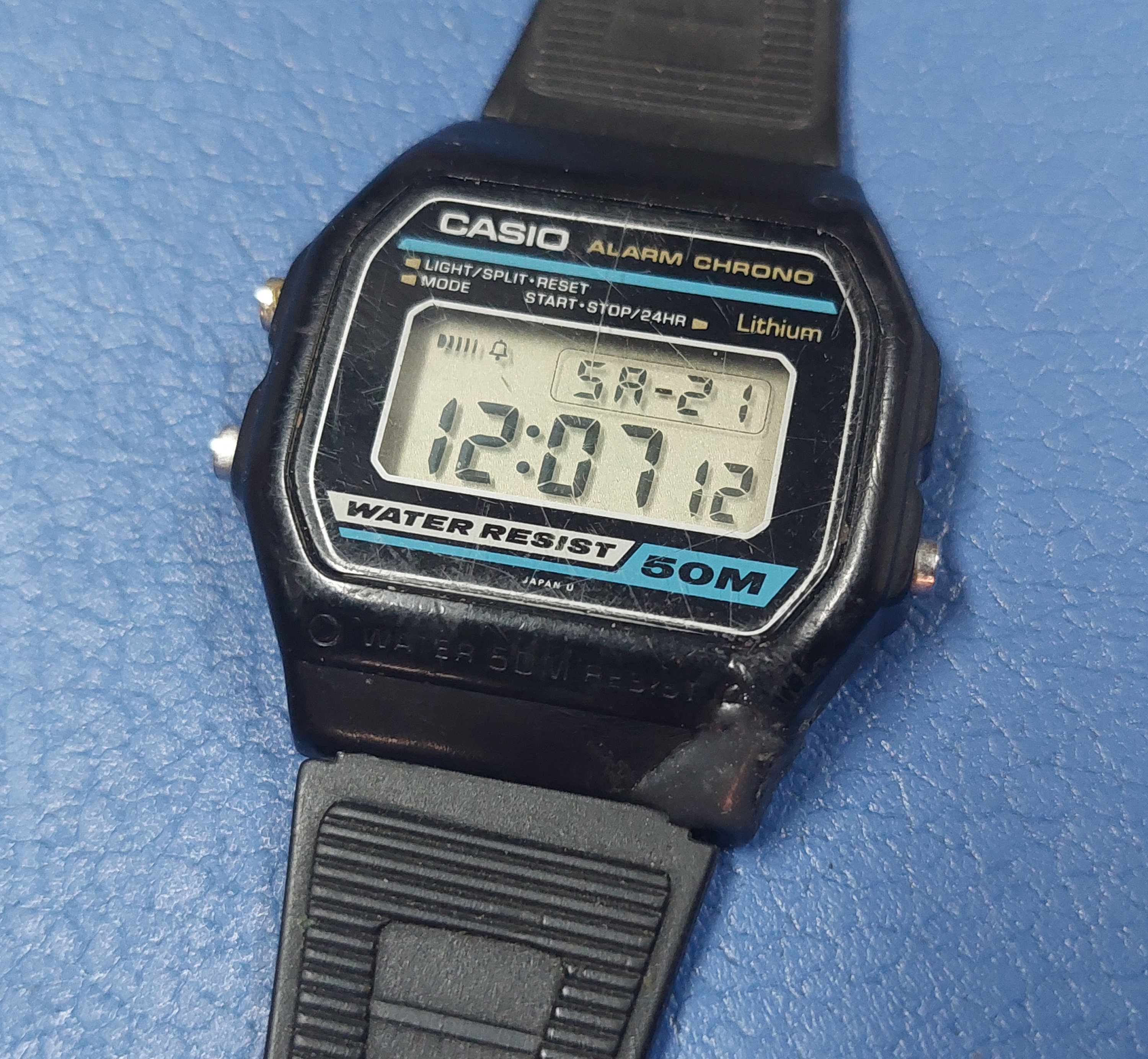 Casio W-14 Module 596 Digital Watch Rare Vintage 1986 Made Casio W-14 Module 596 Digital Watch Rare Vintage 1986 Made