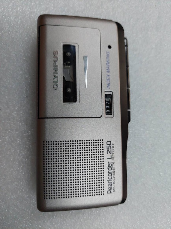 ポータブルプレーヤー OLYMPUS Pearlcorder XR Vintage Olympus Pearlcorder Xr Microcassette Recorder + En Ance