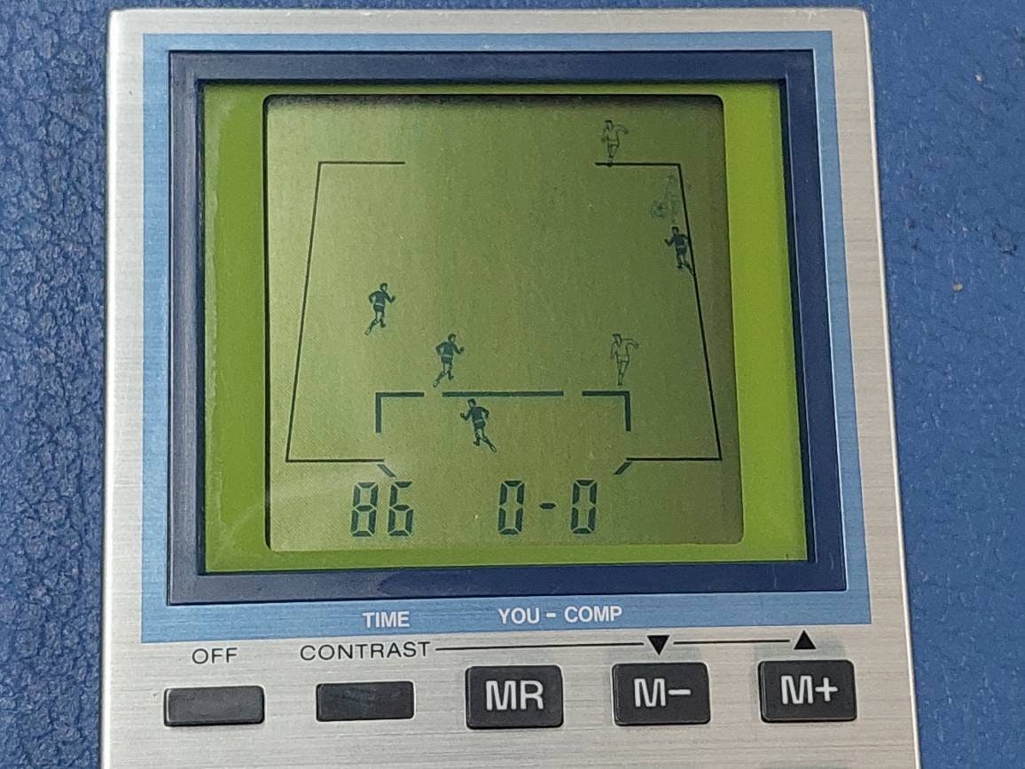 Casio SG-12 Soccer Game and Calculator Football Game Vintage