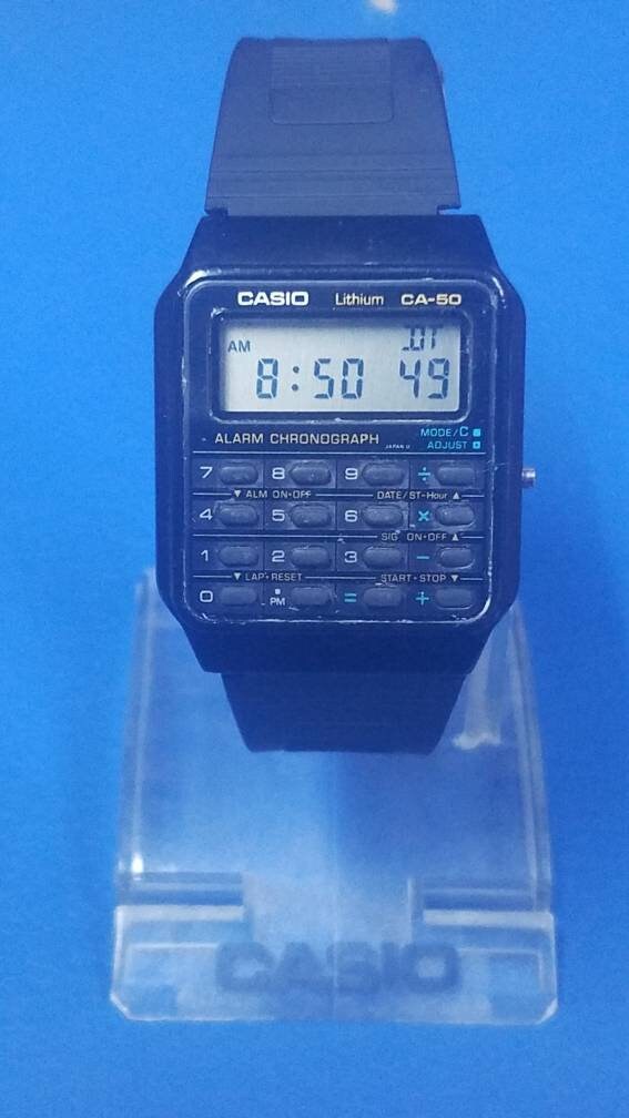 Vintage \u0026 Very Rare Casio CA-50 Calculator Watch Module 437 | Etsy Italia