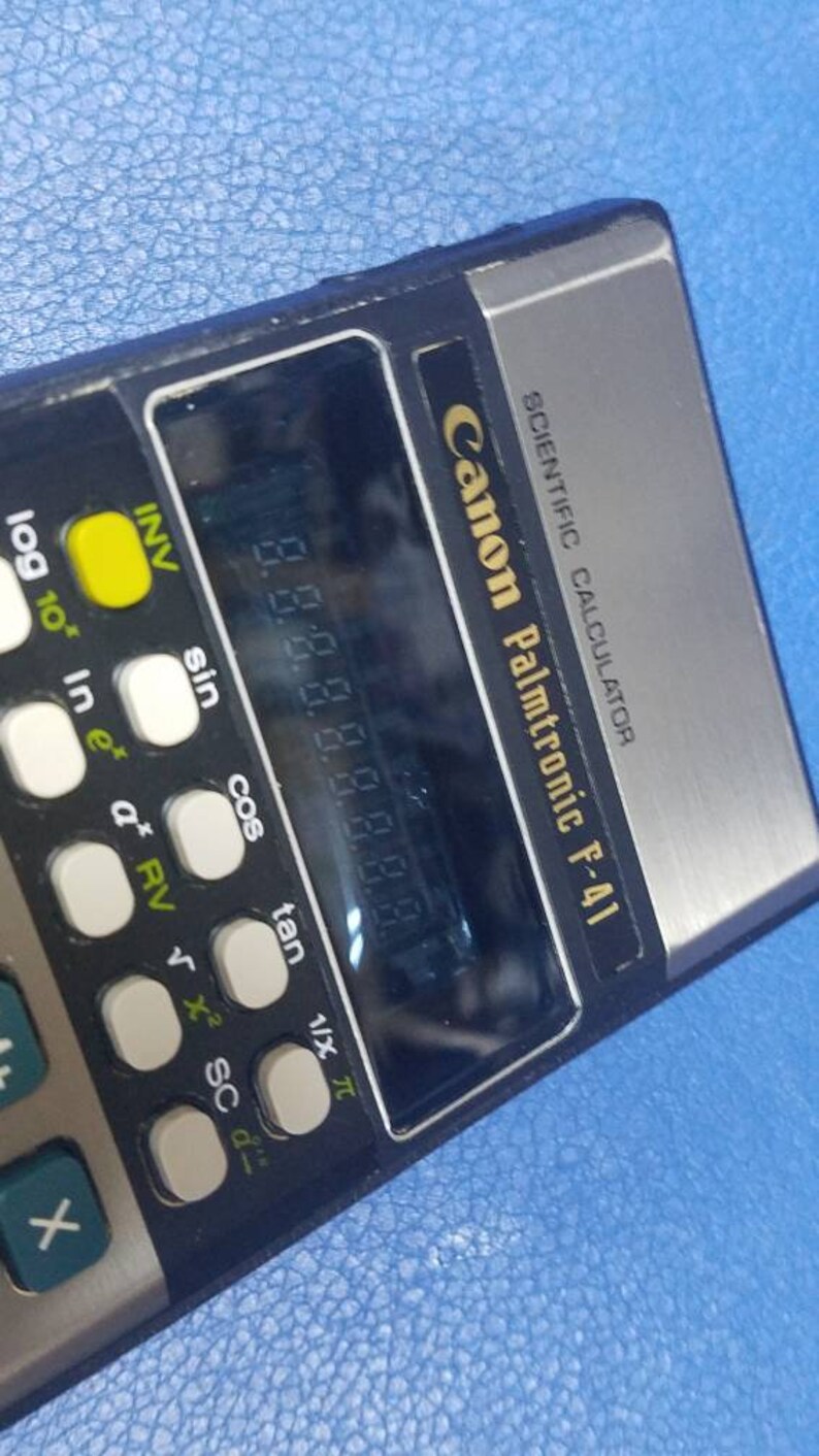 Vintage Canon Palmtronic F-41 Scientific Calculator Rare *** Great ***