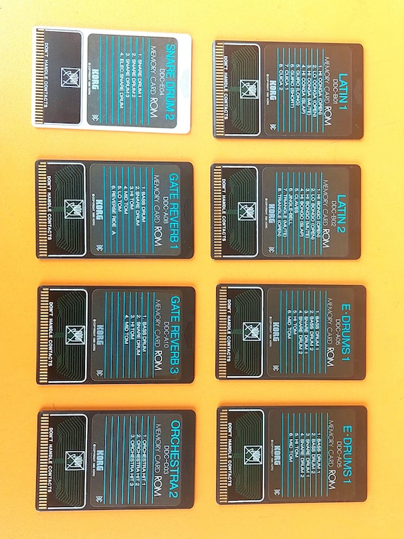 Korg Memory Card Roms for Korg DDD-1 DDD-5 Dynamic Digital