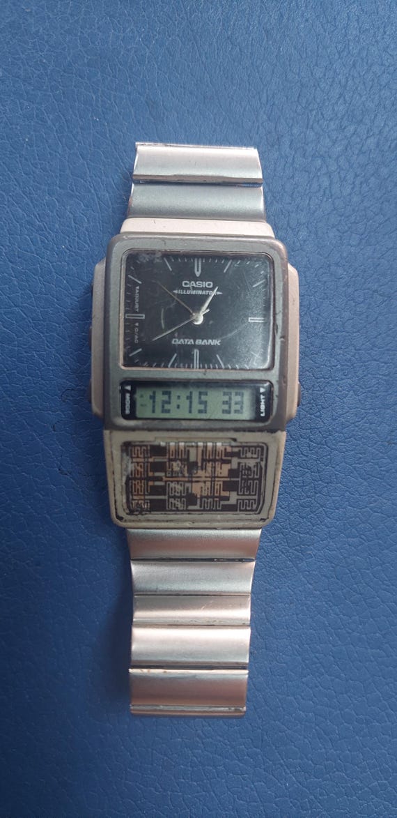 Casio Illuminator Data Bank 2332 Abc-30 Vintage Digital Men