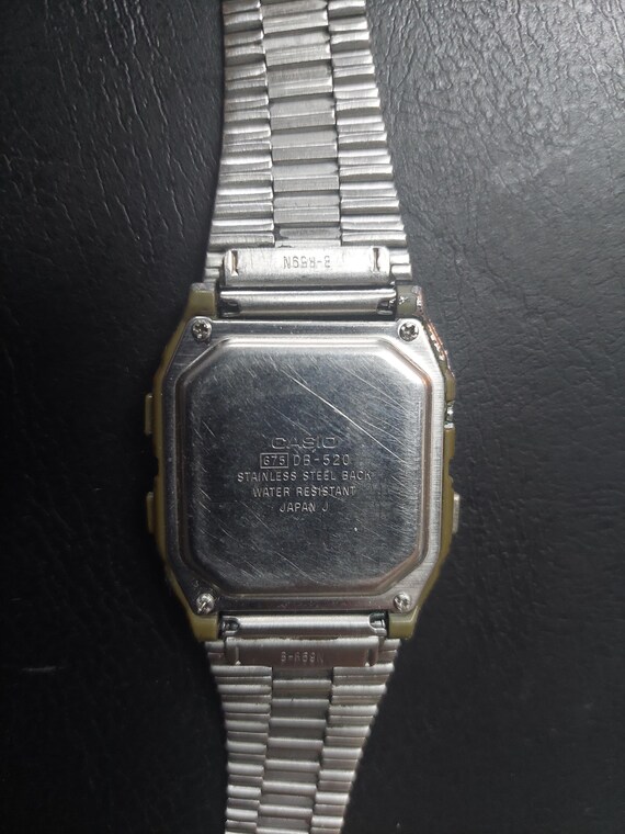 Vintage Casio DB-520 Data Bank World Time Watch -… - image 7