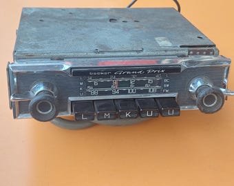 カーオーディオ Becker Europa Vintage Classic Car Radio Vintage Becker Europa II Car Stereo - Classic AM/FM Radio